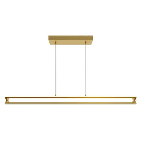 Afx Cass Linear LED Pendant - Gold CSSP0448L30D1GD
